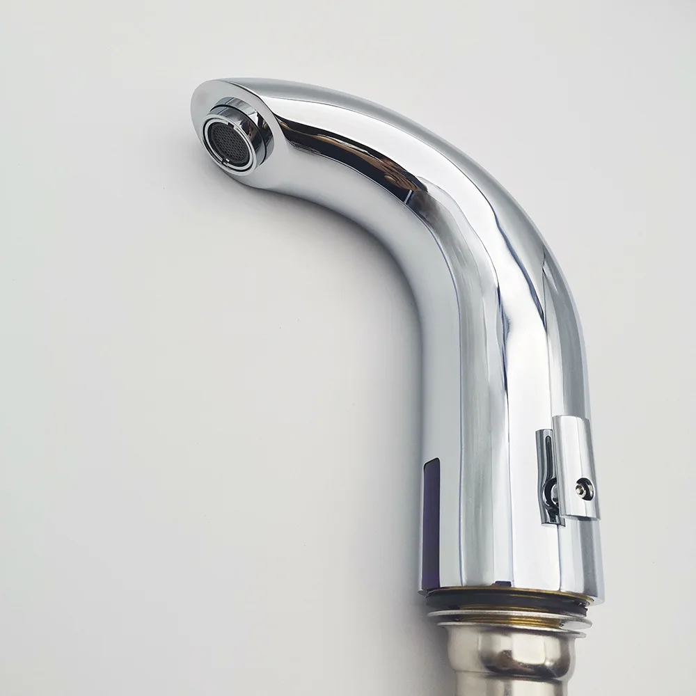 

Автоматический сенсорный смеситель Y6905, универсальный смеситель для столешницы с контролем температуры и переменным/постоянным током, завод по источнику ORUI