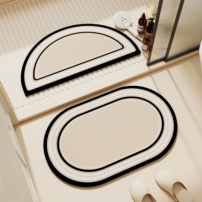 

Коврик Batoom, силиконовый коврик Dendroid, водопоглощающий, нескользящий коврик для ног, домашний входной коврик, грязеотталкивающий ковер с геометрическим узором