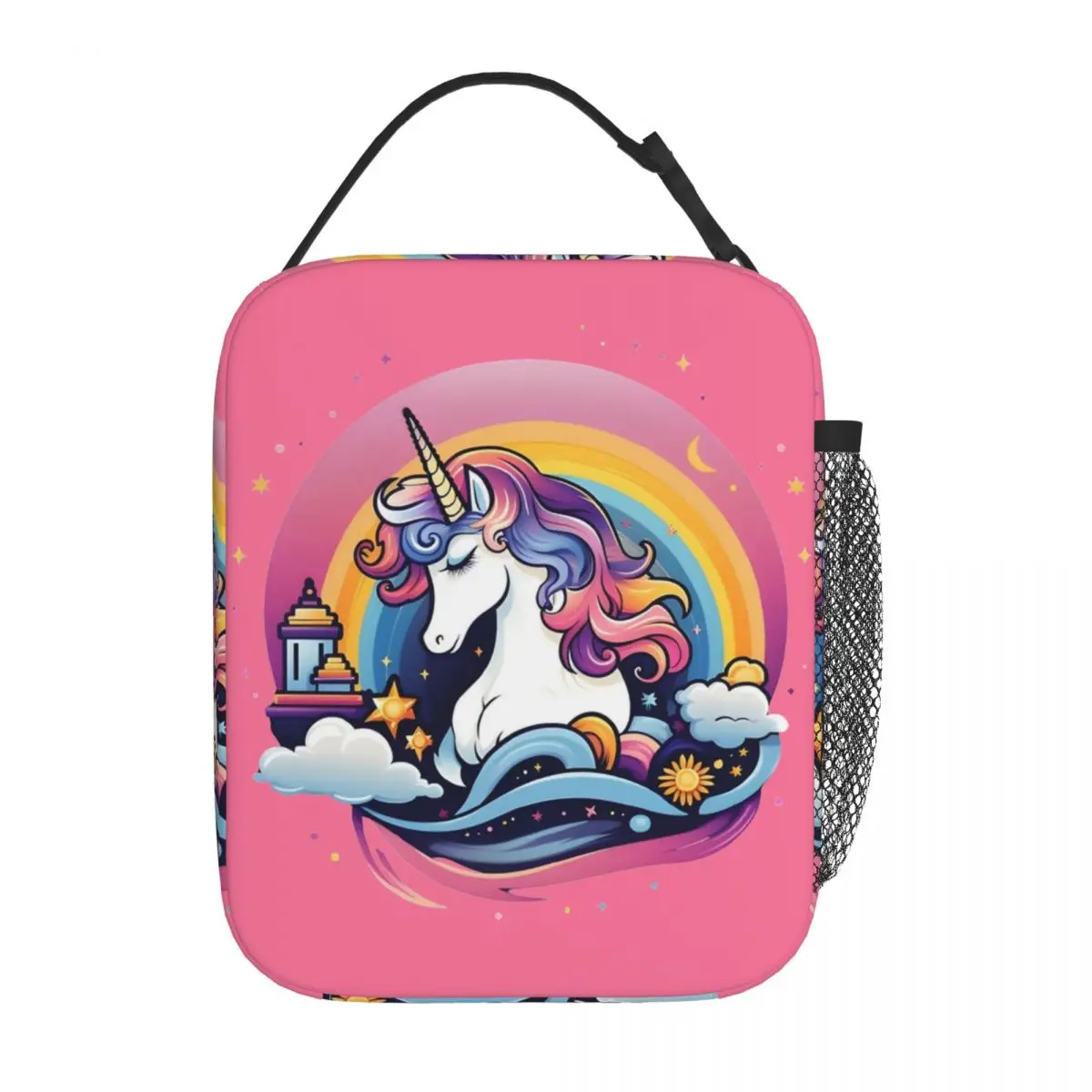 

Fantasy Unicorn Dreams Thermal Insulated Lunch Bags for Office Reusable Bento Box Cooler Thermal Food Box