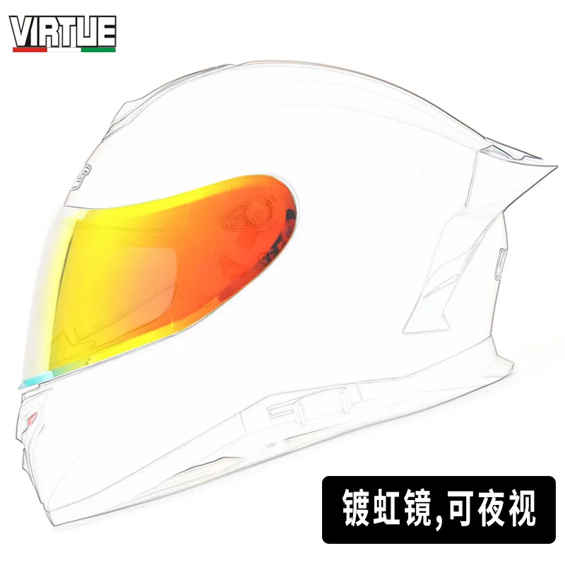 قناع خوذة الدراجة النارية لعدسات VIRTUE 820 Helm Casco Motociclista