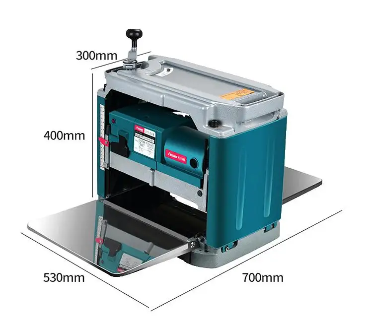 Woodworking Bench Planer Small Desktop Machine 1850W Electric Single Side Planer Wood Industrial Multifunction