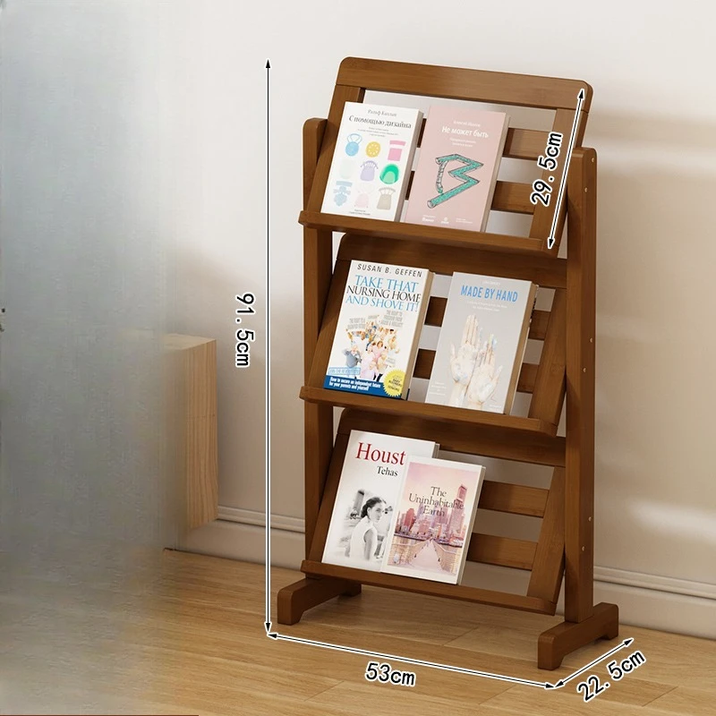 Office Furniture Magazine Racks Modern Bookshelf Organizer Shelves Magazine Racks Shelf Wood Furniture Recargador MHSNJ