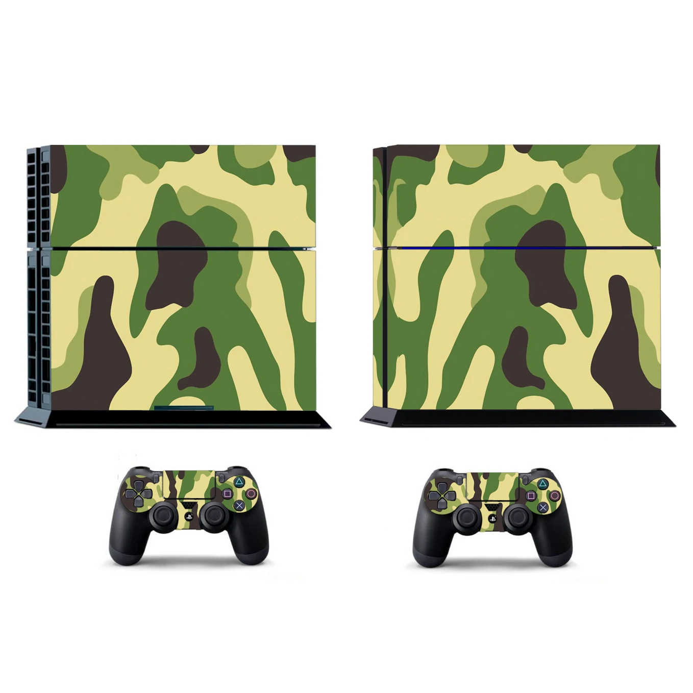 جلد الفينيل لسوني PS4 ، التمويه ، بلاي ستيشن 4 ، جلود وحدة التحكم ، 2 ، ملصق