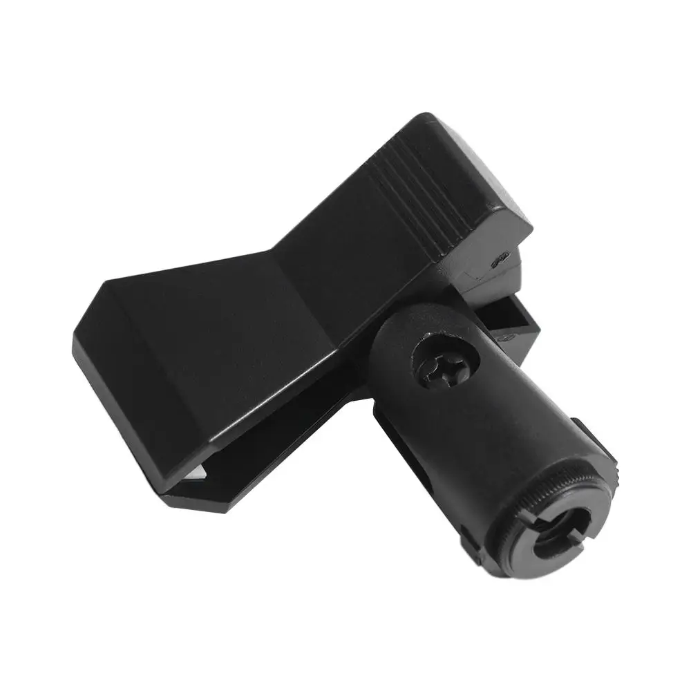 Supporto di ricambio Staffa per morsetto a sgancio rapido Clip per microfono da 1/4 di pollice Clip per supporto per microfono Supporto per microfono per treppiede live