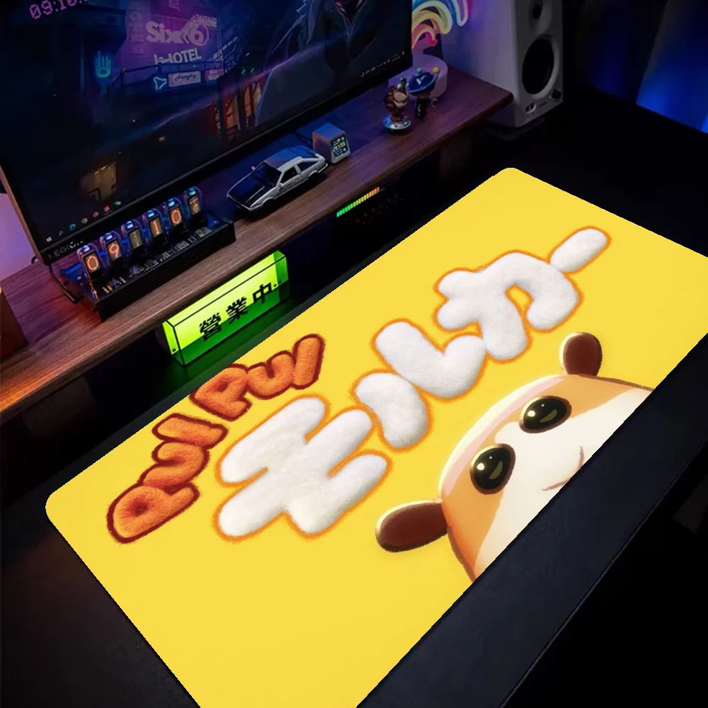 PUI PUI MOLCAR الوافدين الجدد لوحة ماوس ألعاب كبيرة L XL XXL لوحة ماوس ألعاب حجم لوحات المفاتيح حصيرة ماوس هدية لصديقك