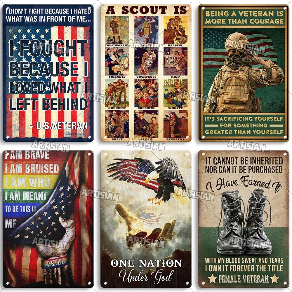 علامة القصدير جندي الزخرفية لديكور الجدار ، الجيش الحرفي ، لوحة معدنية ، الوطنية الحرب ، المرآب ، بار ، حانة ، نادي ، فندق ، مطبخ ، منزل