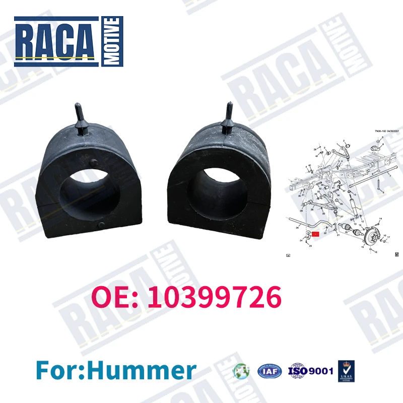 

For Hummer H3 2006-2010 Stabilizer Bar Bushing 10399726