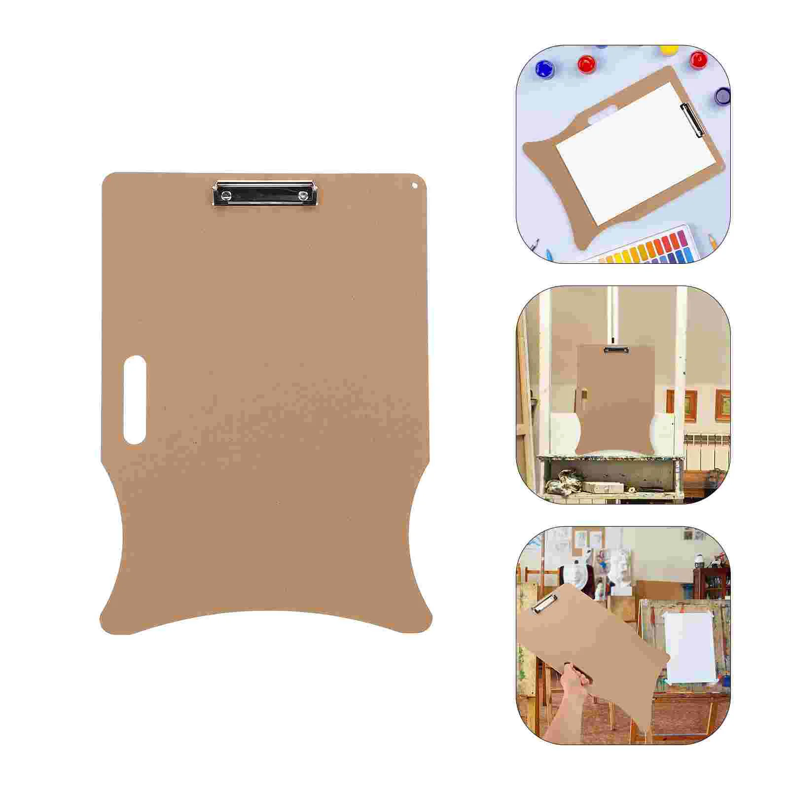 Drawing Board Wood Sketch Pad Solid Portable Boards for Artists Home Painting Tool Clip