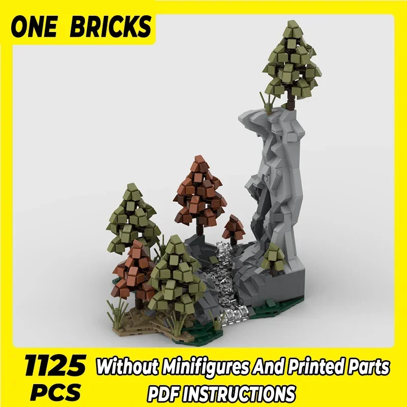 Rings Movie Model Moc Building Bricks River Rock Landscape Technology Modular Blocks Gifts Christmas Toys DIY Sets Assembly