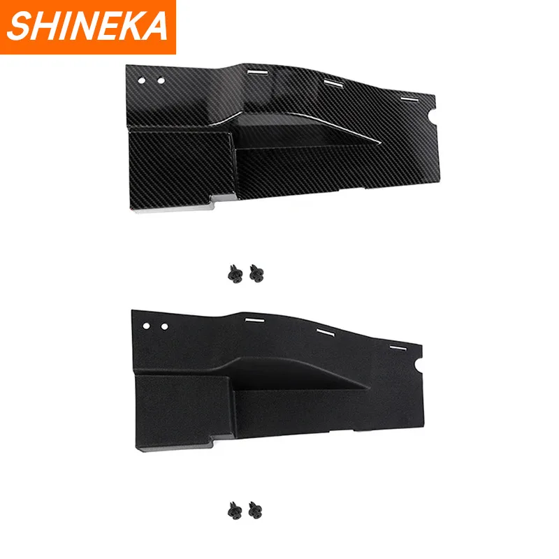 SHINEKA ABS Car Front Engine Hood Wire Dust Decoration Cover Trim For Dodge Charger 2011+/Challenger 2015+ Interior Accessories