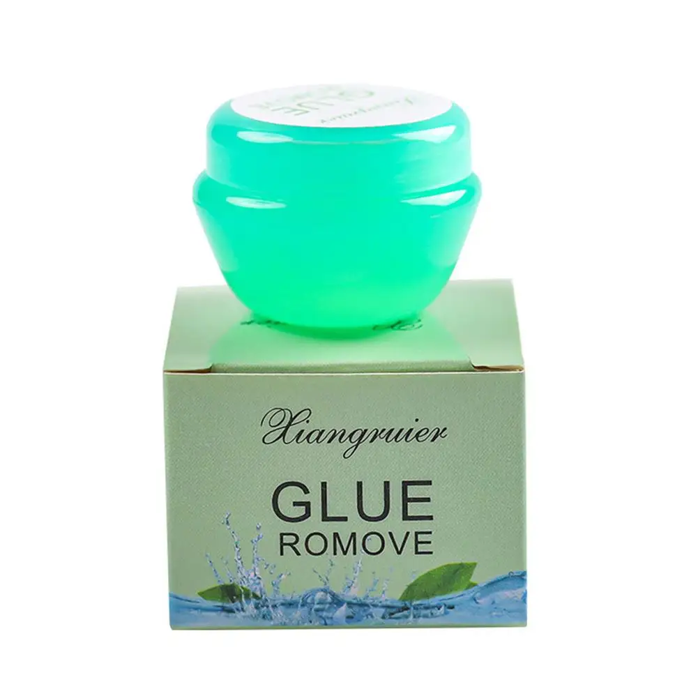 Fruit Flavor Glue Remover Creme, Estimulação Zero, Creme de Extensões Rápidas, Ferramentas de Remoção, Maquiagem Fragrância, 5g, C0J7