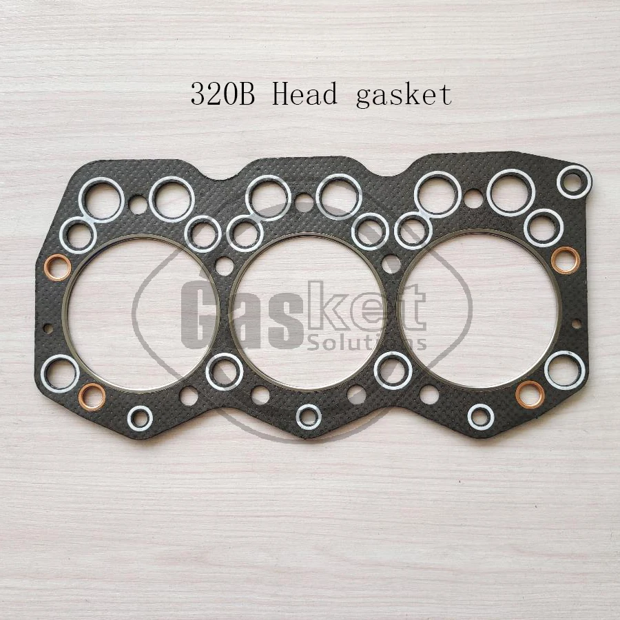 S6K 3066 E320B 320C Head Gaskets Production factory for for Caterpillar  Engine Cylinder HEAD 34301-10200