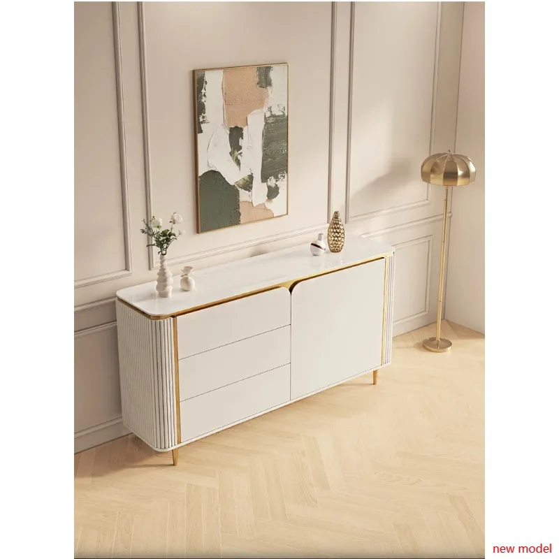 

F182 Glam Simpleiving Room Cabinets Vintage Premium Design Simple Display Cabinet Nordic Space Saving Room Drawers Home Furnitur