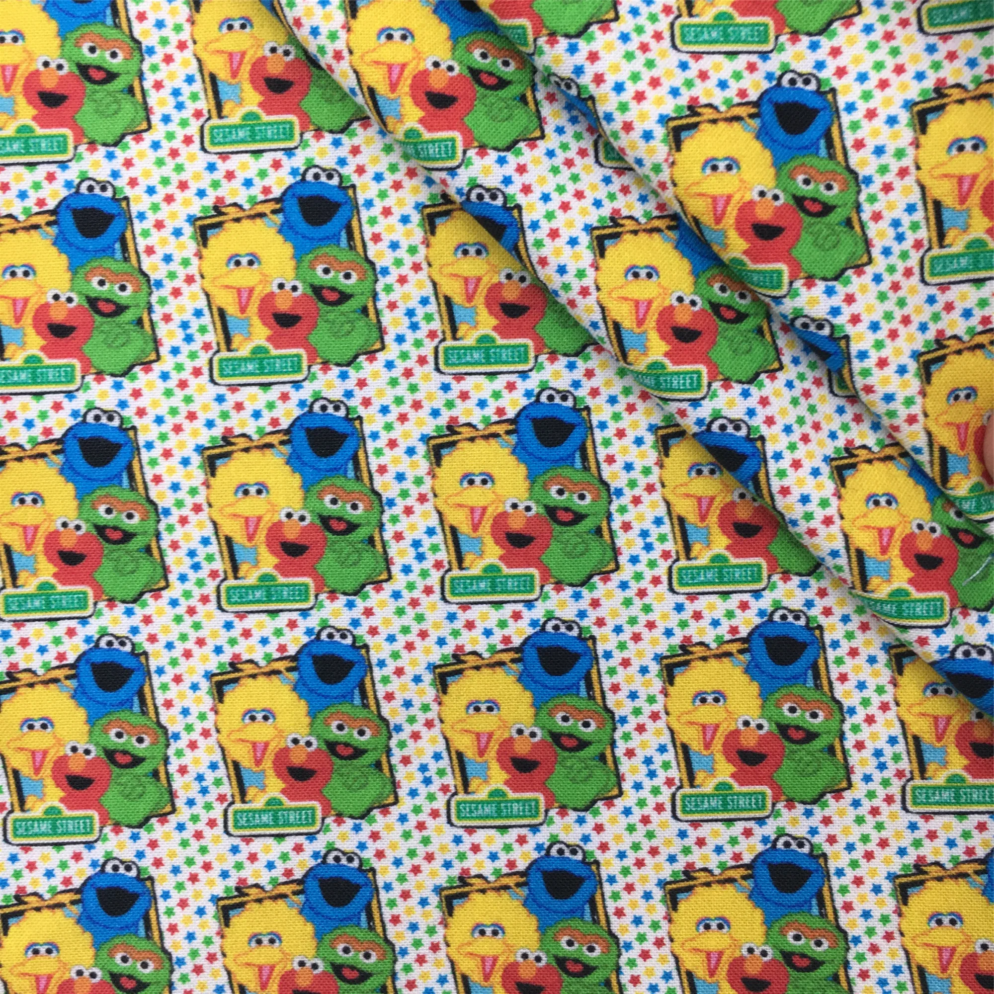 Cookie Christmas Monster 50*145cm 100% Cotton Fabric Sewing Quilting Fabric Needlework Material DIY Handmade Patchework