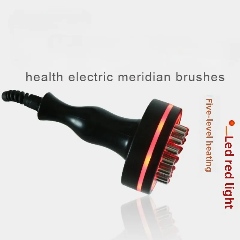 Electric Scraping & Cupping Massager, Microcurrent Gua Sha Device with Red Light Therapy, 5 Heat Levels, 2 Vibration Modes