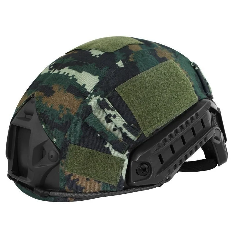 FAST Glass Fiber Reinforced Plastic Helmet Cover Tiger Spot Summer Camo Helmet Boots Training Martial Winter Digital Hat