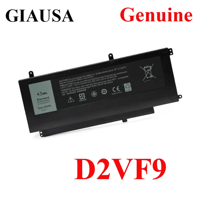 Genuine D2VF9 Laptop Battery For Dell Inspiron 15 7547 7548 For Vostro 5459 Sereis 0PXR51 0YGR2V P41F P68G 4P8PH PXR51