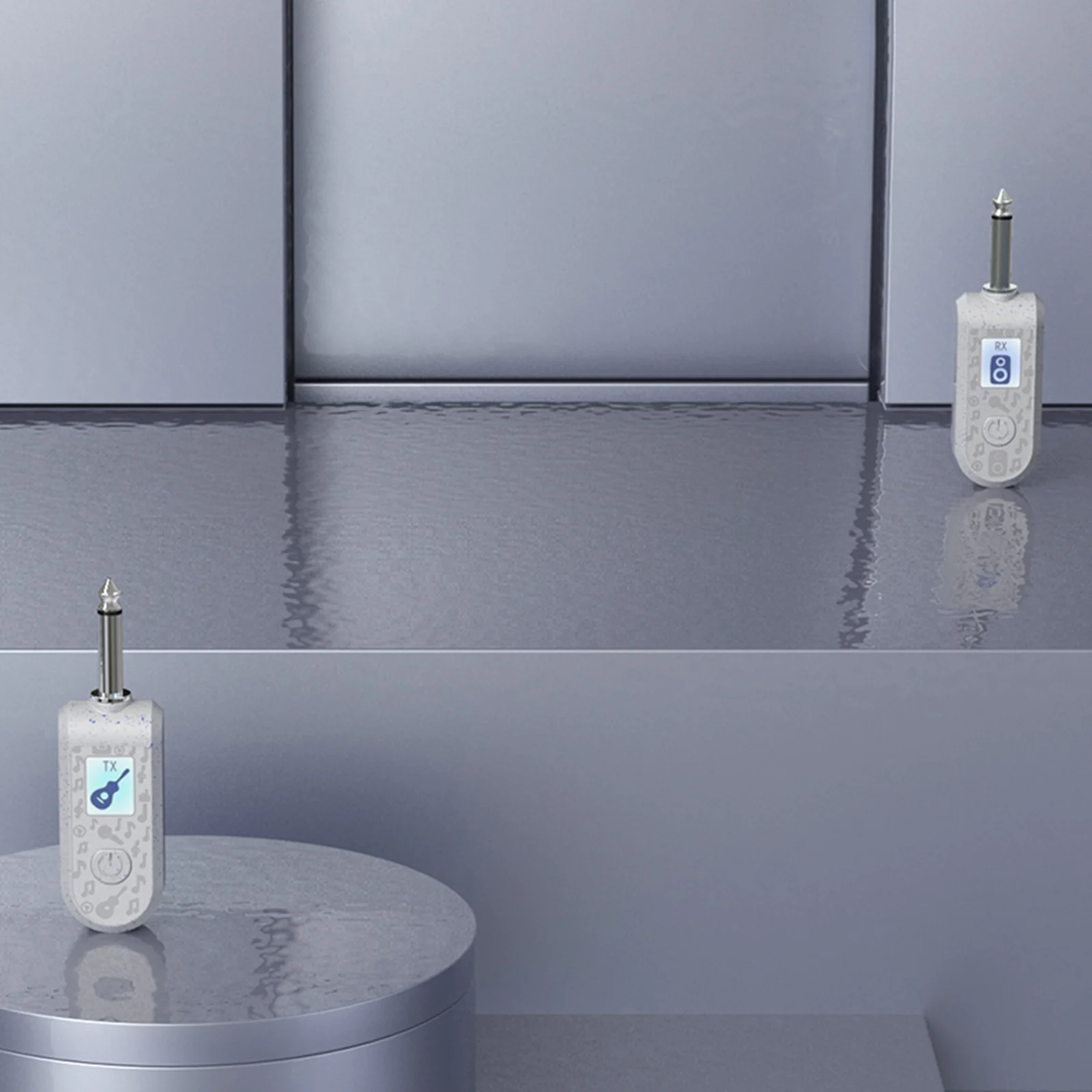 2.4G ワイヤレスギターシステム、正確なサウンドを備えたワイヤレスギターオーディオトランスミッターレシーバー、ギターベース電気楽器用