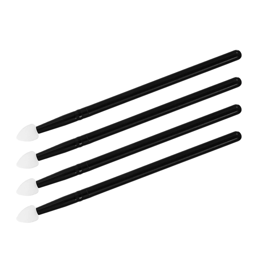 مجموعة فرش ظلال العيون مكونة من 4 قطع من أدوات توزيع السيليكون الناعمة لتطبيقات أدوات المكياج الصديقة للسفر للنساء #2