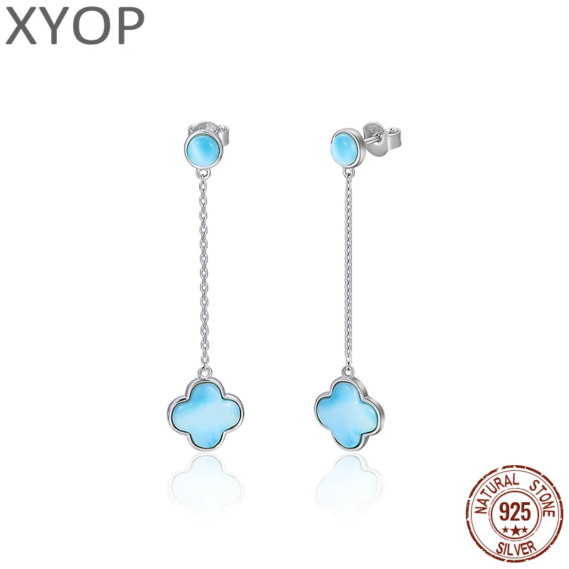 XYOP 2024 Zest Shine Shine Shadow Loose Casual Larimar Earrings