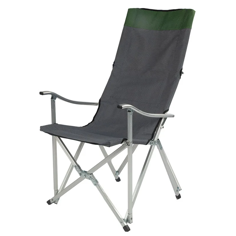 Outdoor aluminum alloy camping chair ultra light folding fishing beach chair