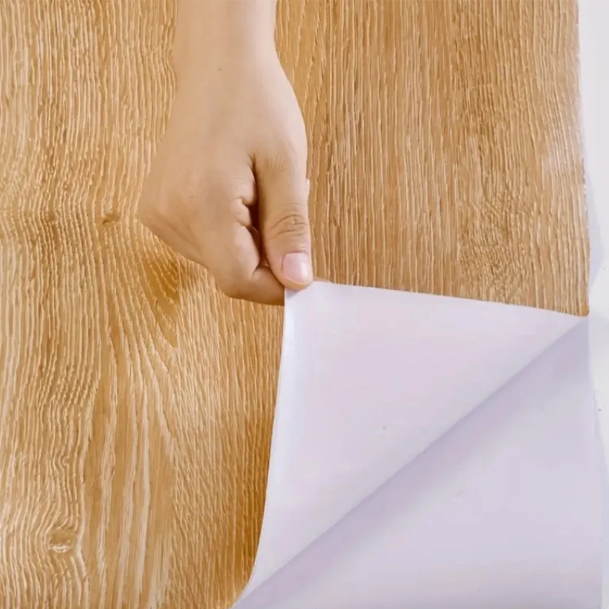 Wasserdichte Holz-Vinyl-Tapete, selbstklebende Tapeten, Türen, Schrank, Schreibtisch, moderne Möbel, dekoratives Wandpapier