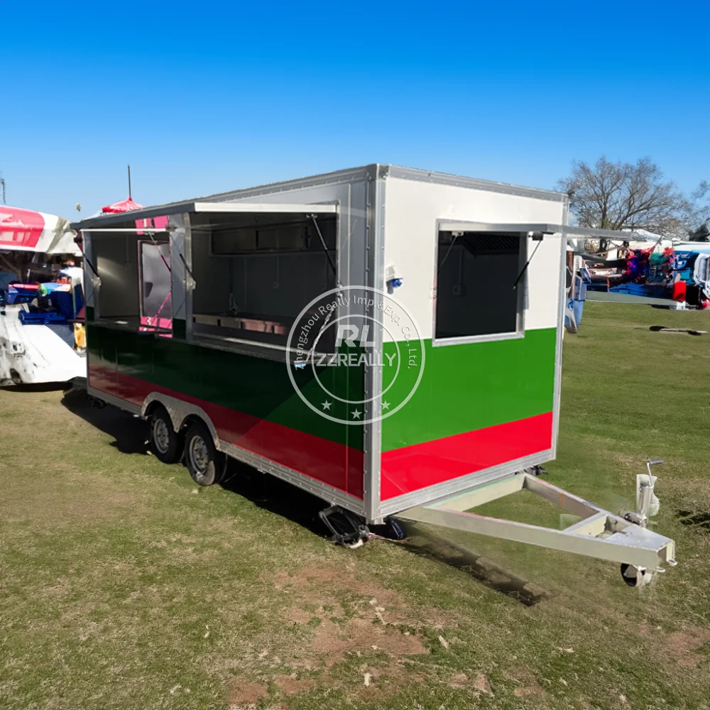 New Arrival Outdoor Mobile Food Trailer Street Mobile Food Cart USA Factory Mobile Food Truck