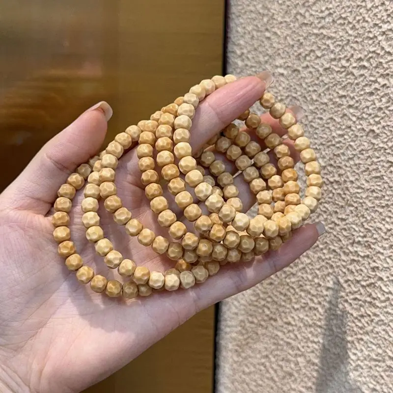 Ridge Bodhi Seed Bracelet Spacer Beads Braided Cord Pendant Accessories