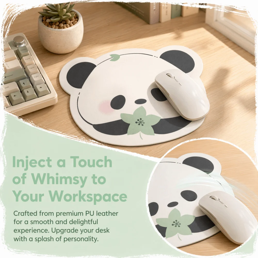 Anti-slip Cute Animals Mouse Pad Thickened Waterproof Desk Cushion Comfortable Smooth Surface Cartoon Mouse Mat Laptop Setup