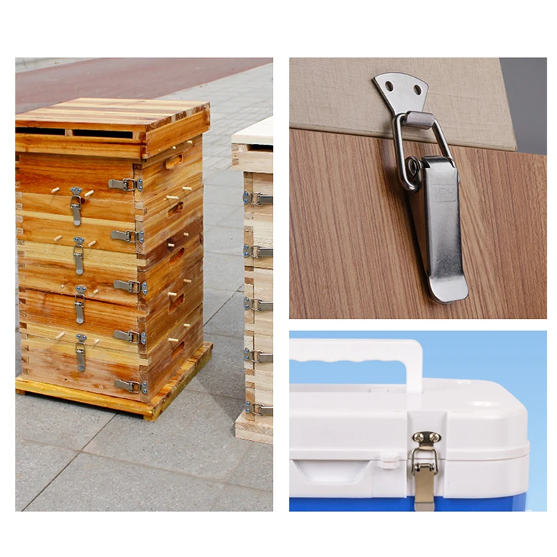 Picture 5: 1pcs 201/304 Stainless Steel Buckles Toggle Hasp Latch Catch Clamp Billed Buckles for Toolbox, Trunk, Chest