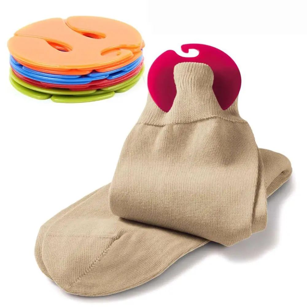 

Colorful Sock Sorters PP Material Clothes Pegs for Underwear,Necktie Sock Organizers Clothespins Sock Holder Rings Sock Clips