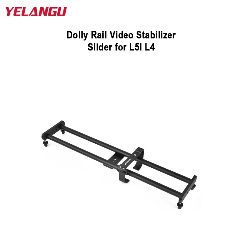 

YELANGU Dolly Rail Video Stabilizer Double-Track Rail Design DSLR Camera Video Slider for L5I L4
