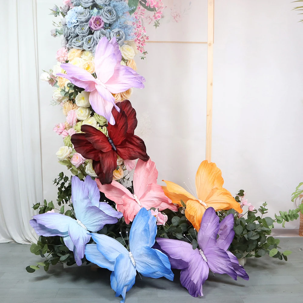 

Giant 3D Simulated Paper Butterfly - Outdoor Wedding Stage Decor | Party Layout Props for Celebration Garden Event Decoration