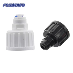 5pcs 3/4” Female To 6mm Reverse Osmosis Connector Quick Connect Adapter Water Filter Ro Fittings Quick Push Slide Lock Connector