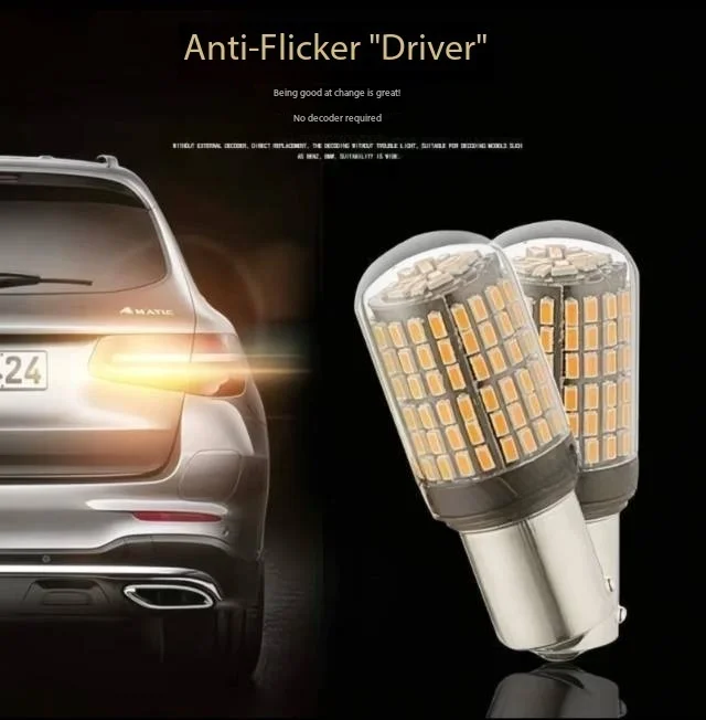 2025 update 2x 1157 BAY15D LED Bulb Canbus Error Free Turn Signal Lights 3014 144 SMD