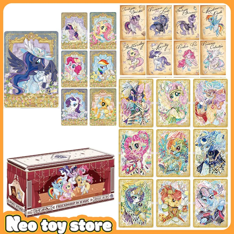 

Коллекционная карта My Little Pony Eternal Friendship V2, игровая карта Starry Night Ar Moon, декоративная позолоченная коллекция, игрушка в подарок