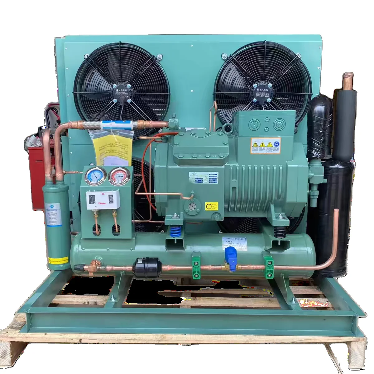 

High Quality Industrial Air Compressor Refrigeration Units Cold Storage for Semi-Enclosed Piston Machines Motor