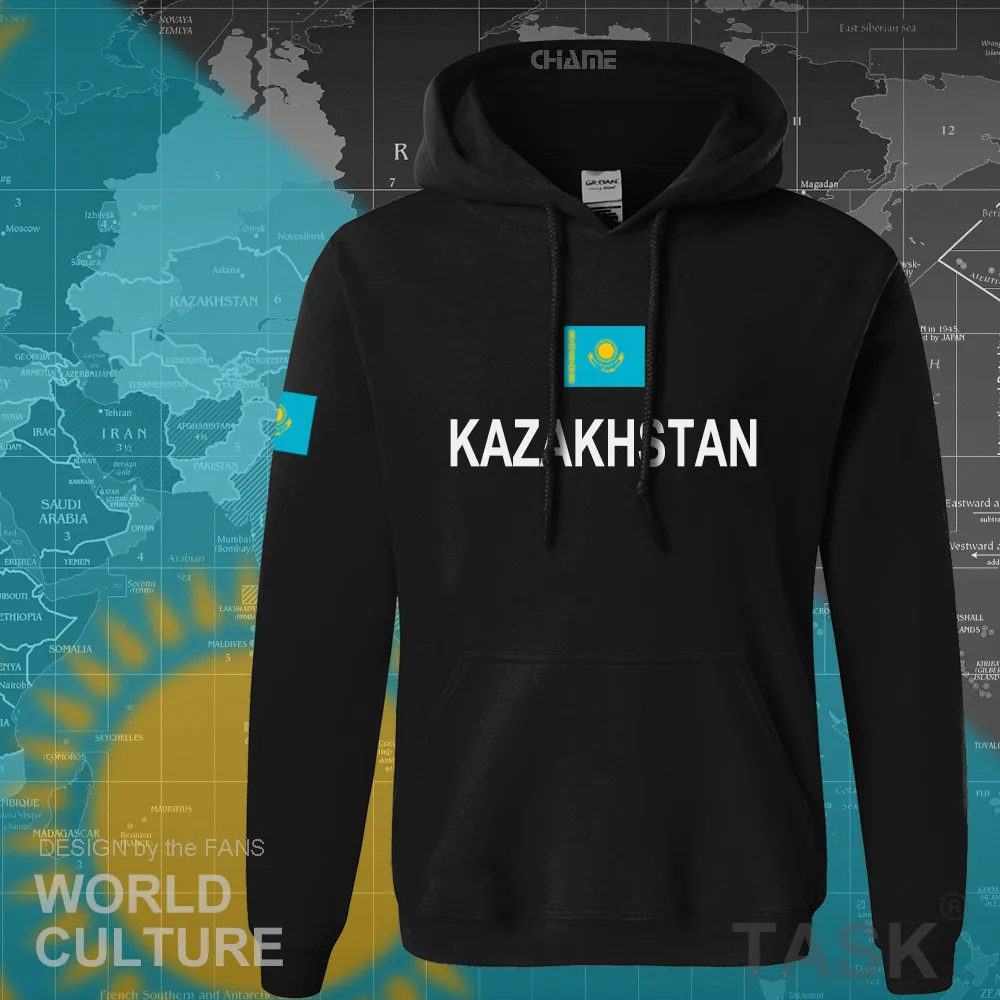 Kazakhstan hoodies men sweatshirt sweat new streetwear socceres jerseyes footballer tracksuit nation Kazakh flag Kazakhstani KZ