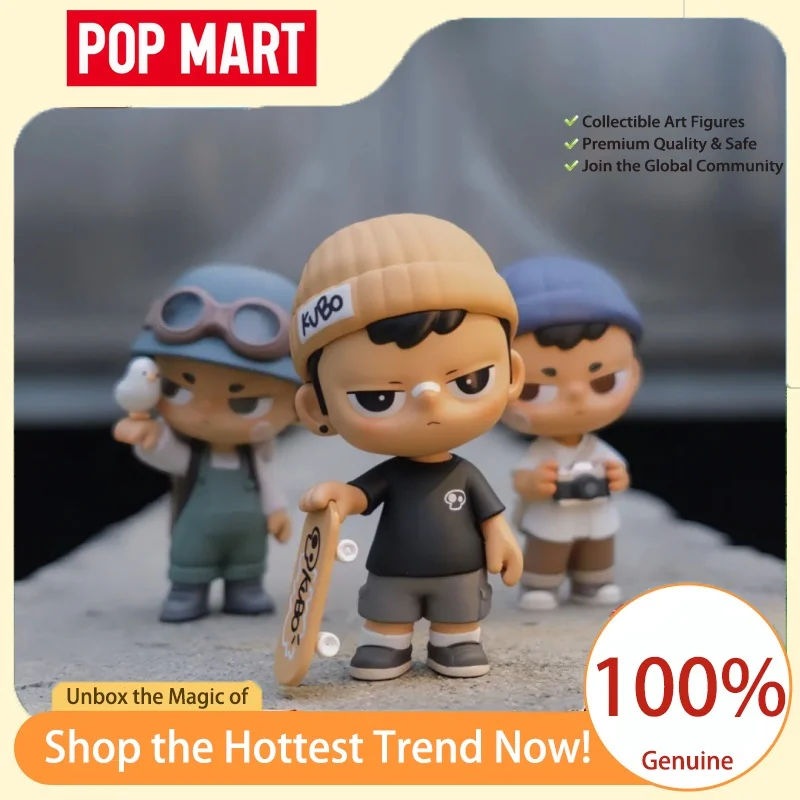 

Pop Mart Kubo Walks Of Life Series Фигурка Слепая коробка Модный подарок Подарки на день рождения для девочек Модные игрушки Украшения Фигурка Фестиваль