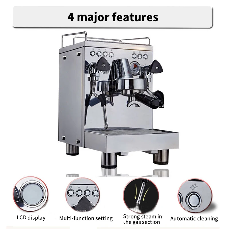 Máquina de café semiautomática KD-310, cafetera semiautomática comercial de gran capacidad, para Hotel, restaurante, cafetería, 220v