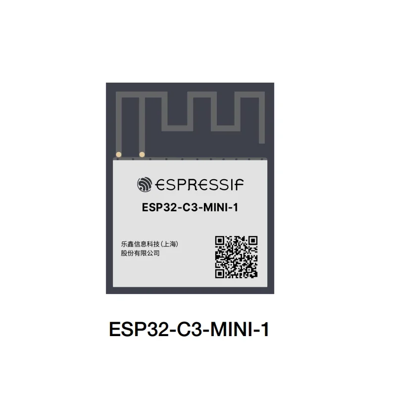 ESP32 2.4 GHz WiFi Dual-mode Module for LE Bluetooth 5 4MB ESP32-C3-MINI-1/ 1U for Smart Home from ESPRESSIF Original