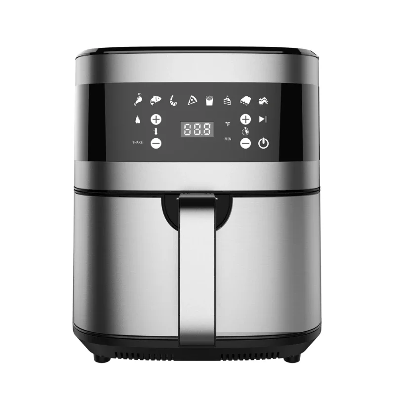 

Oil-free intelligent automatic multi-functional electric fryer 360 hot air evenly baked with one key setting automatic start an