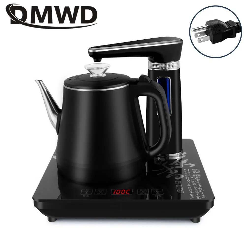 

DMWD 110V Automatic Pump Water Machine Electric Kettle Tea Maker Heating Pot Office Boiler Desktop Drinking Dispenser US Plug