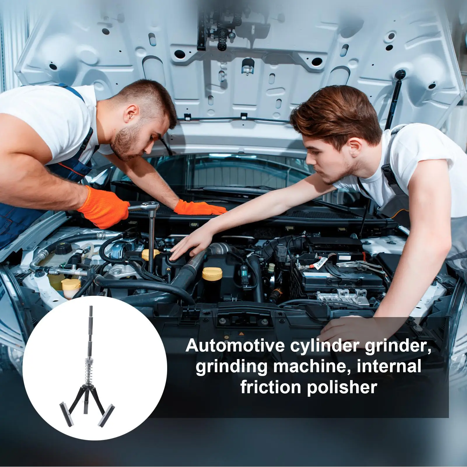 

Cylinder Honing Tool Three Jaw Adjustable Engine Hone Tool For Automotive For Vehicles RV Truck Automotive Sedan Pickup