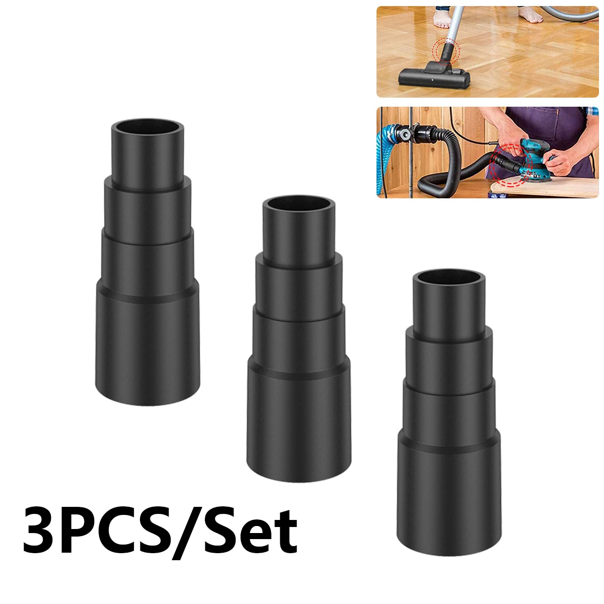 Universal Vacuum Mangueira Adaptador Acessório de Vácuo Cleaner Brush Acessórios Ferramentas Elétricas 25 mm 30 mm 34 mm 42 mm Pcs por Conjunto