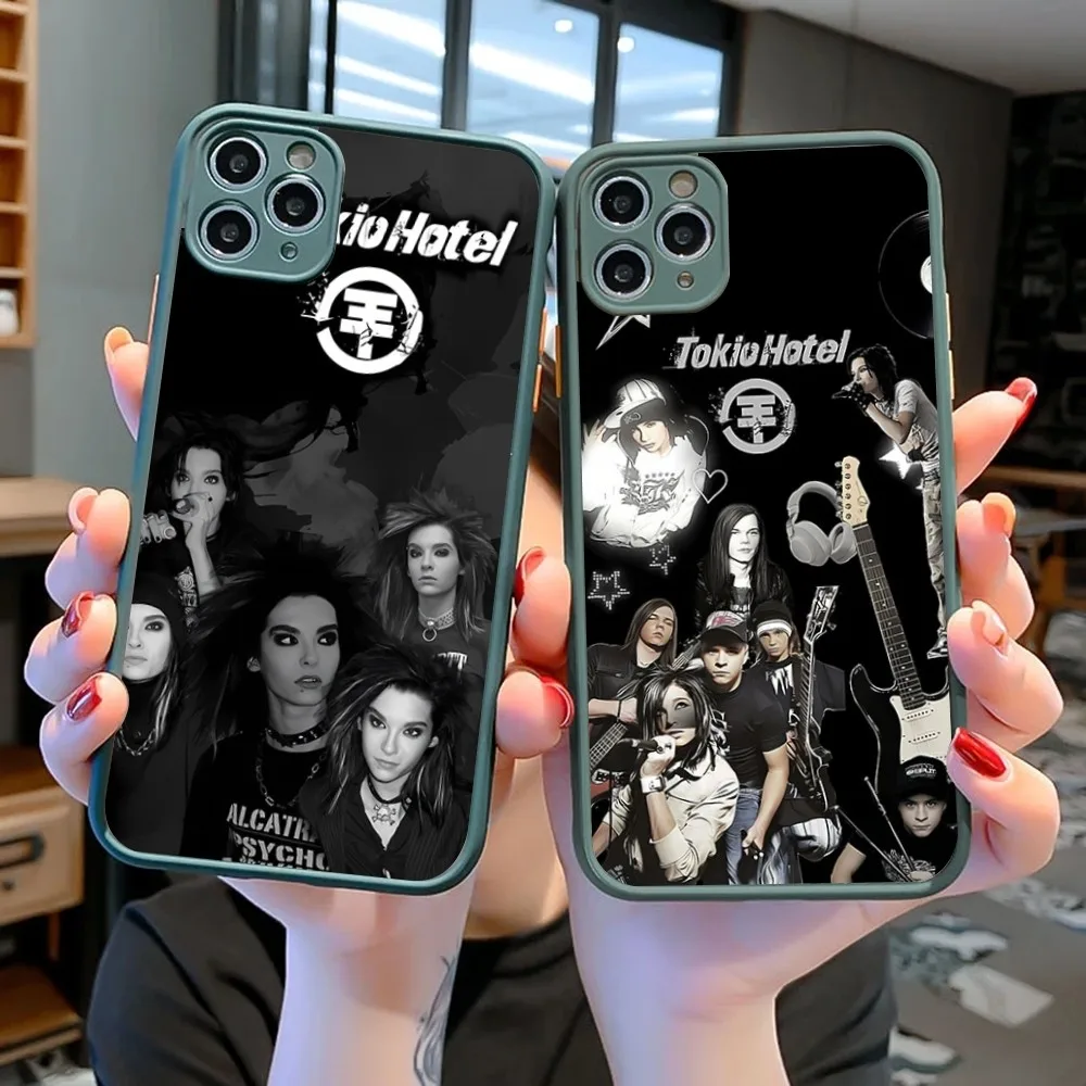 

Tokio Hotel German Rock Bands Phone Case For IPhone 14 11 12 13 Mini Pro Max 8 7 Plus X XR XS MAX Translucent Matte Cover