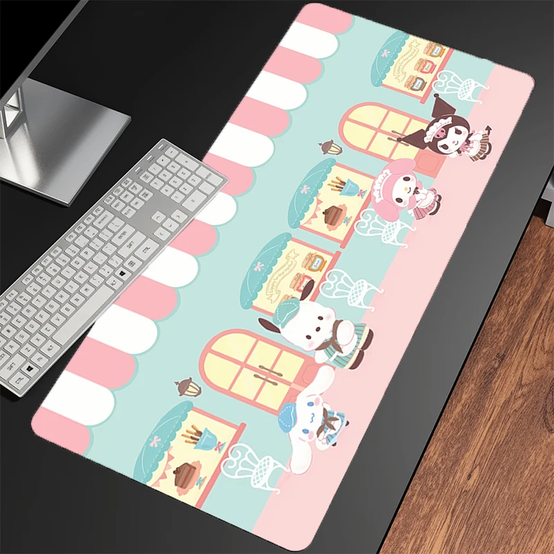 Mouse Pad Kuromi N on-Slip Large Kawaii Gaming Accessories Notbook Computer Speed Mini Pc Gamer Keyboard Pad Desk Mat Mousepad