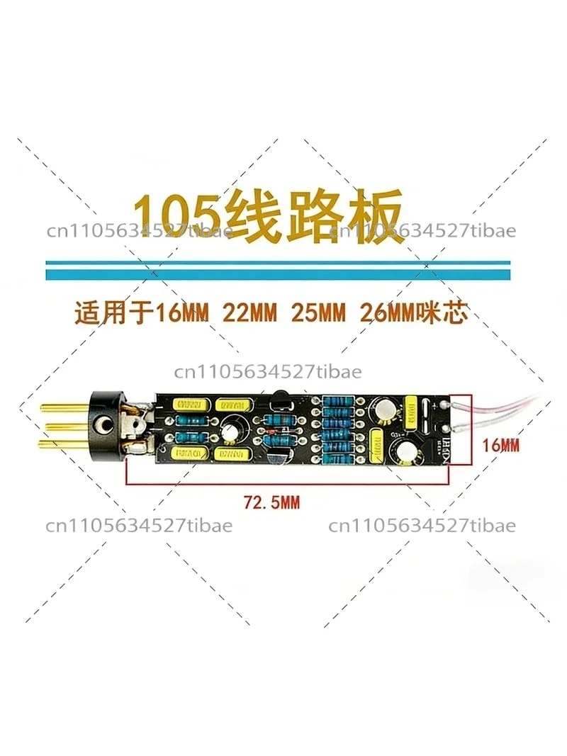 Large Diaphragm Microphone Circuit Board 48V DIY Kit Replacement Repair Upgrade for U87 103 105 240 Compatible