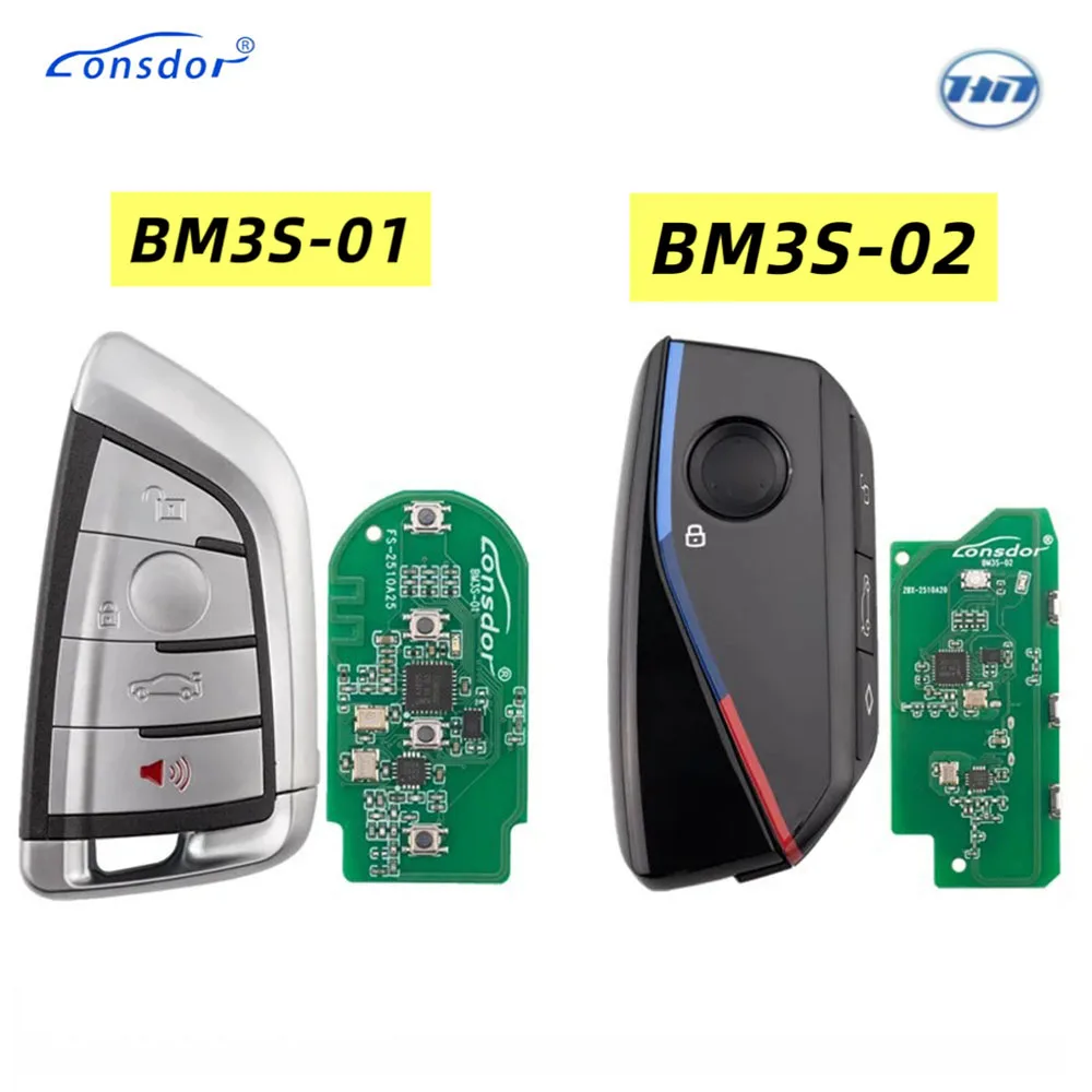 

Универсальный смарт-ключ Heynes Lonsdor BM3S-01 BM3S-02 для BMW G-серии BDC2/BDC3/BCP для серий 2, 3, 4, 5, 6, 7, 8, X3, X4, X5, X6
