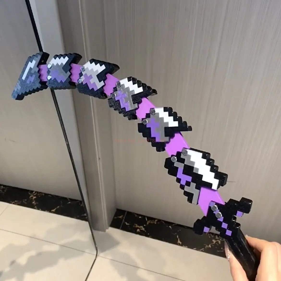 لعبة قابلة للتمديد على شكل ثعبان شفرة سيف مسحور الماس ونيثيرايت المحارب نمط ممتلئ للجمع ألعاب مطبوعة ثلاثية الأبعاد كبيرة الحجم #6